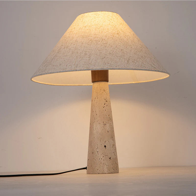 Lulu Travertine Table Lamp