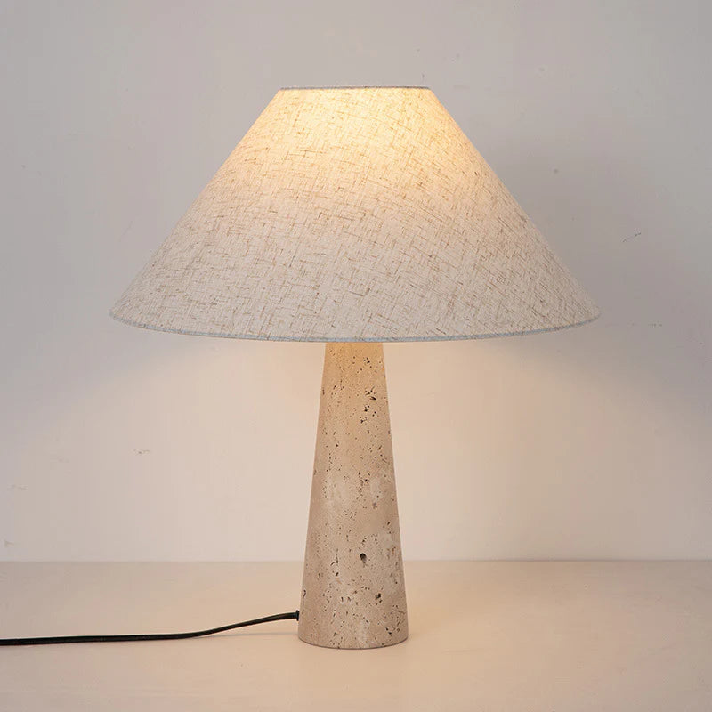 Lulu Travertine Table Lamp