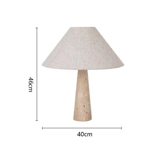 Lulu Travertine Table Lamp