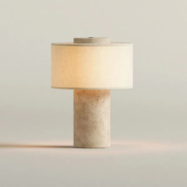 Céleste Travertine Table Lamp