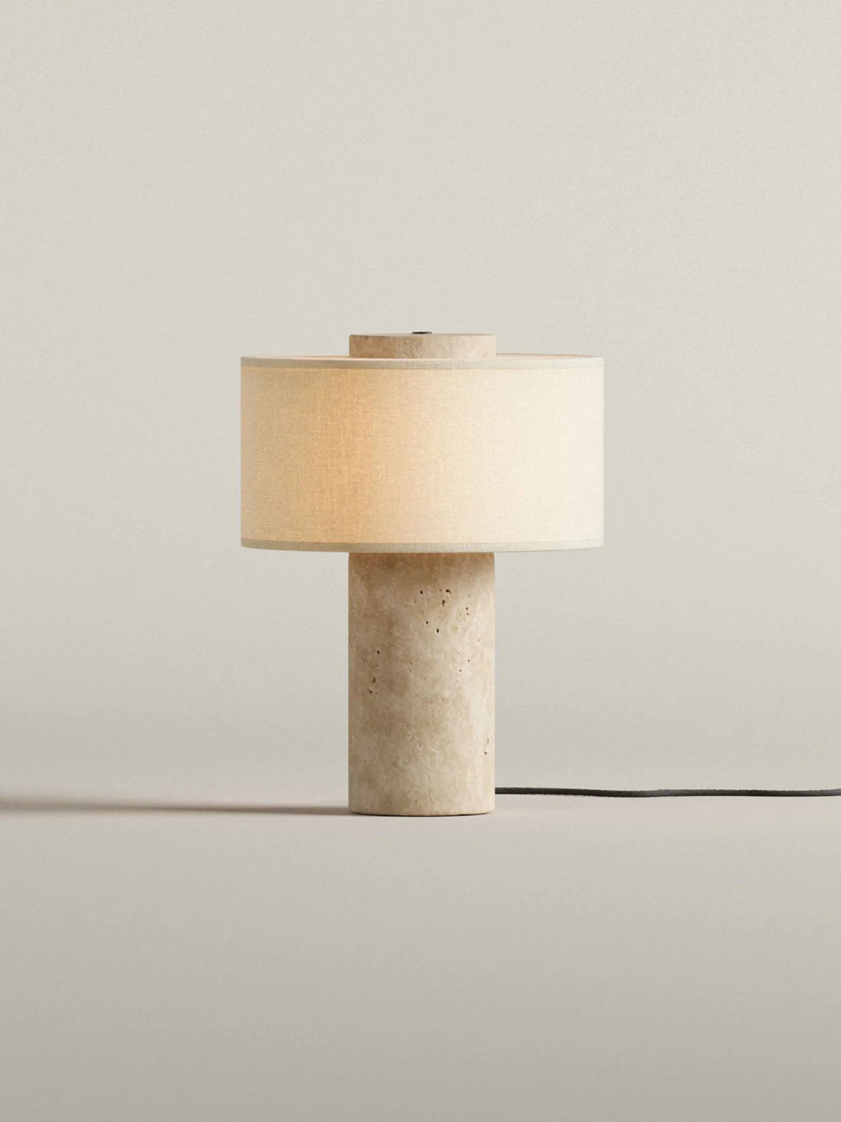 Céleste Travertine Table Lamp