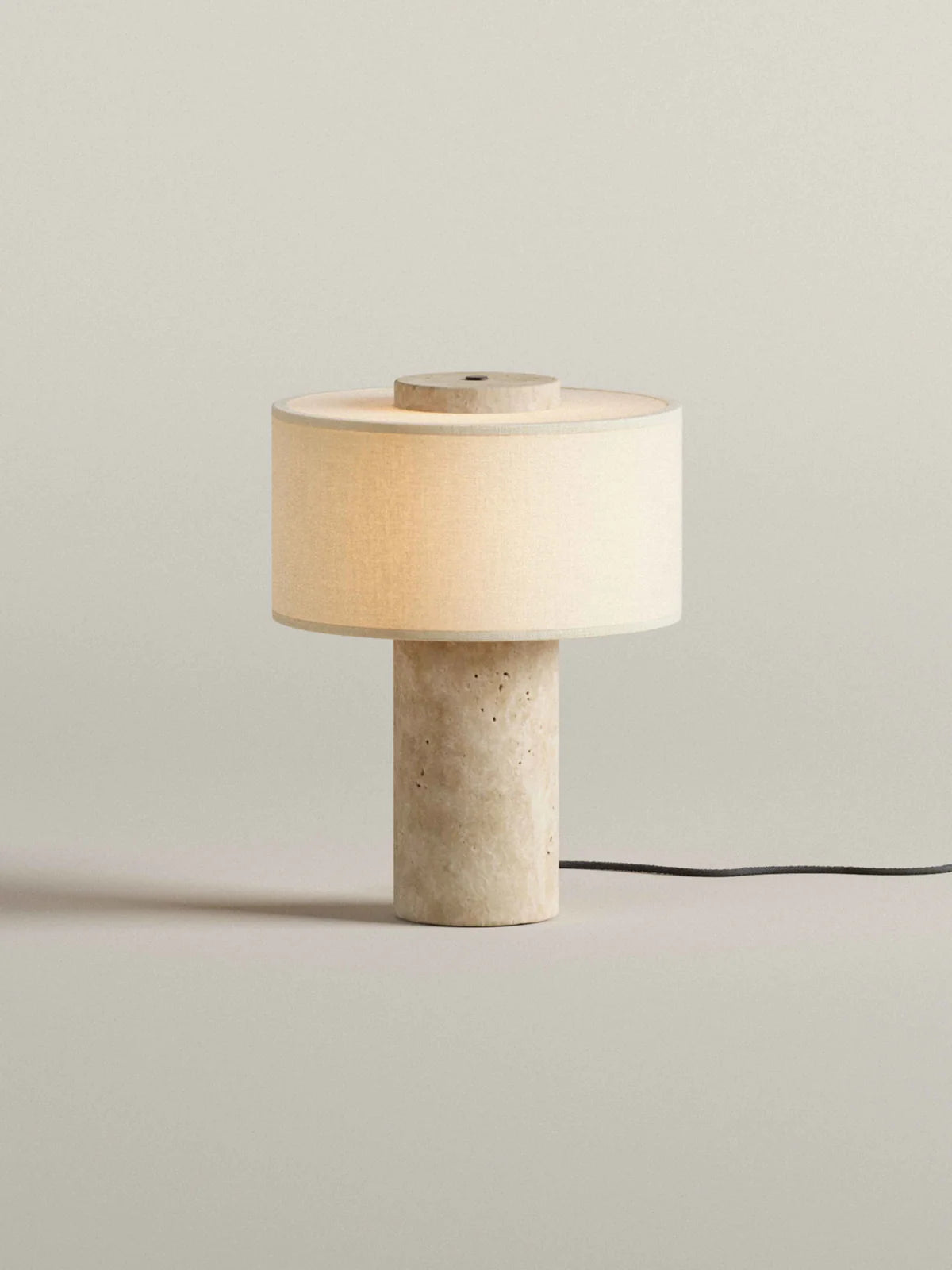 Céleste Travertine Table Lamp