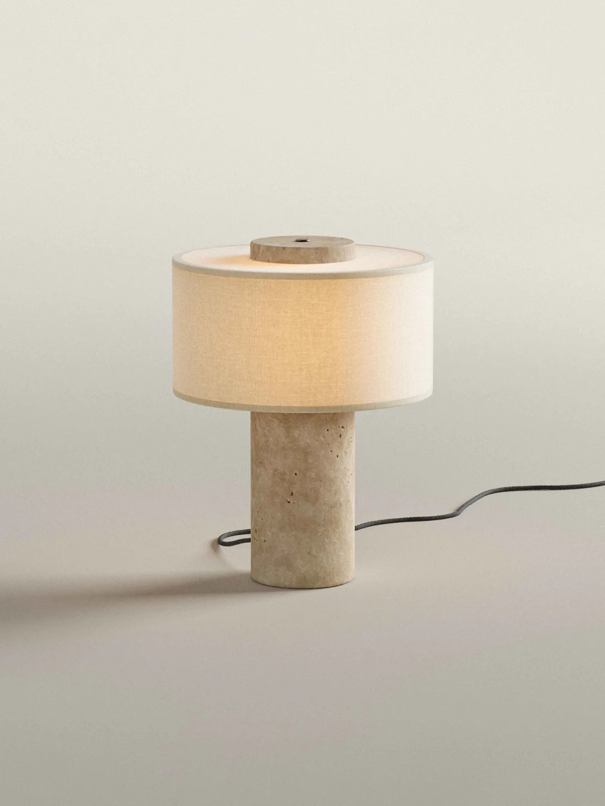 Céleste Travertine Table Lamp