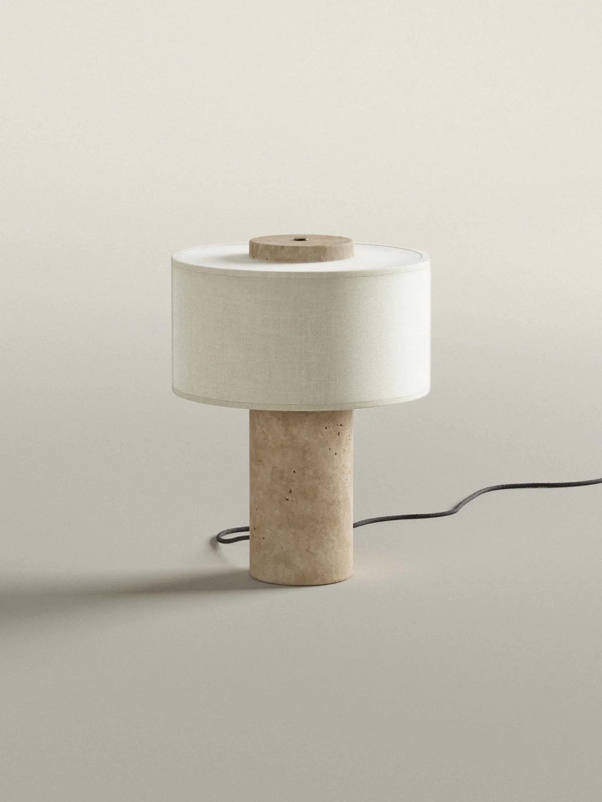 Céleste Travertine Table Lamp