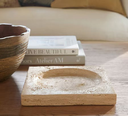 Atelier Travertine Tray