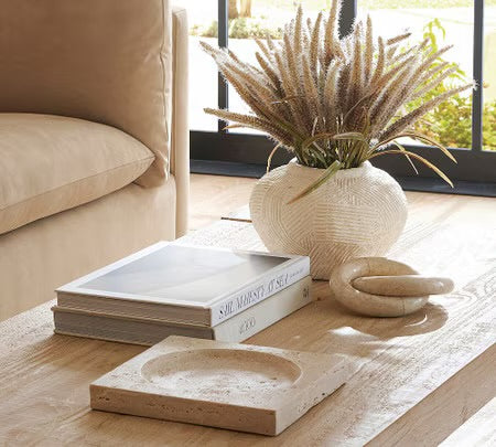 Atelier Travertine Tray