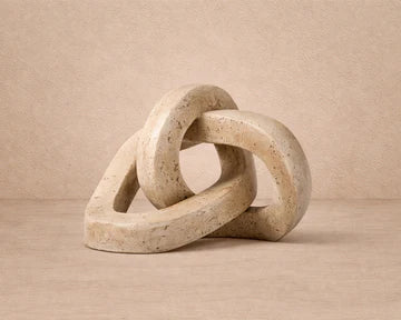 Étreinte Travertine Sculpture