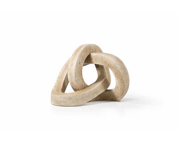 Étreinte Travertine Sculpture