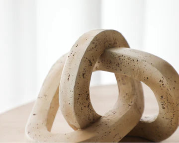 Étreinte Travertine Sculpture