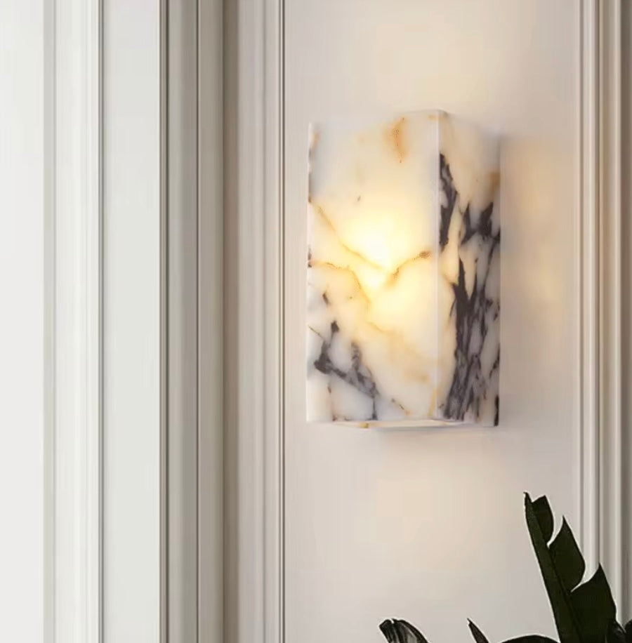 Obsidian Stone Wall Light