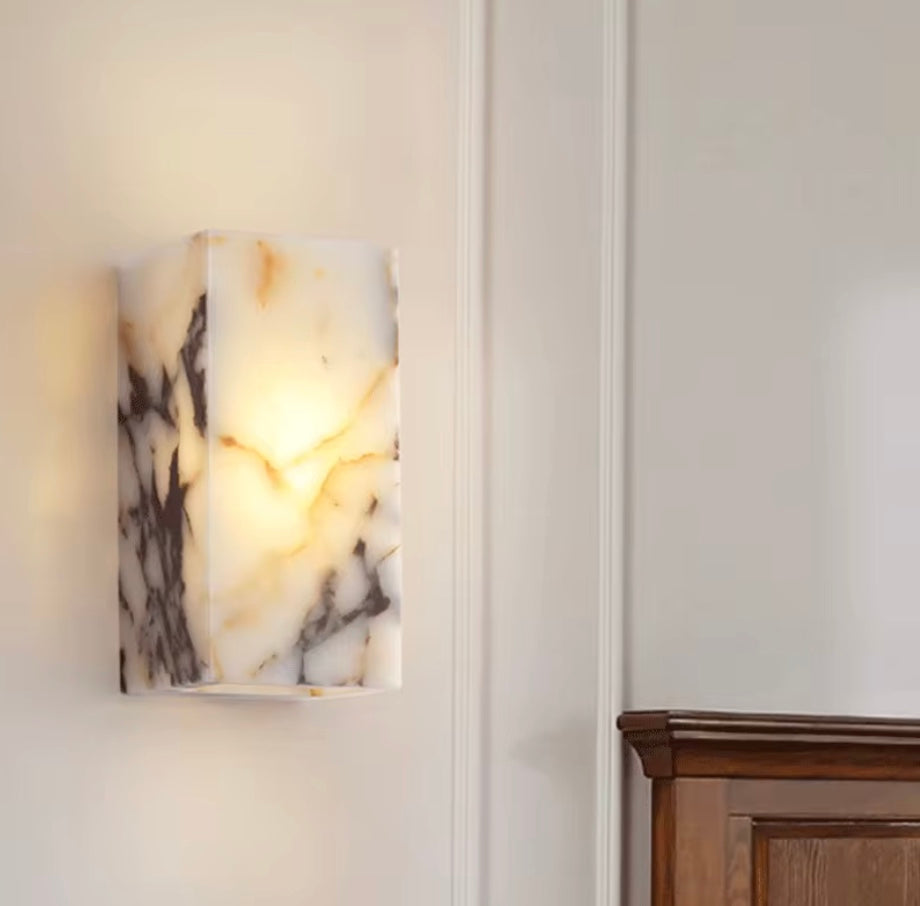 Obsidian Stone Wall Light